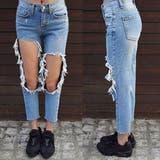 ダメージ デニムパンツ クラッシュデニム | STYLEBLOCK | 詳細画像6