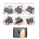 トートバッグ ポーチ付き 千鳥格子 | STYLEBLOCK | 詳細画像5 