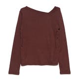 ブラウン | カットソー Tシャツ ワンショルダー | STYLEBLOCK