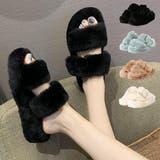 ファーサンダル スリッパサンダル 厚底 | STYLEBLOCK | 詳細画像1