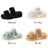 ファーサンダル スリッパサンダル 厚底 | STYLEBLOCK | 詳細画像2