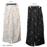ロングパンツ タックパンツ 花柄 | STYLEBLOCK | 詳細画像2