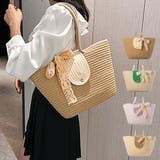 かごバッグ トートバッグ ストロー素材 | STYLEBLOCK | 詳細画像1