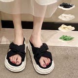 サンダル 厚底サンダル クロスベルト | STYLEBLOCK | 詳細画像1