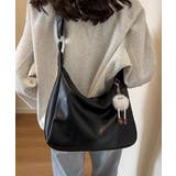 ブラック | 2WAYフェイクレザーショルダーバッグ | STYLEBLOCK