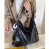 ブラック | 2WAYファスナーショルダーバッグ | STYLEBLOCK