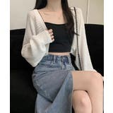 透かし編みショートボレロカーディガン | STYLEBLOCK | 詳細画像2