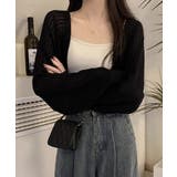 透かし編みショートボレロカーディガン | STYLEBLOCK | 詳細画像8