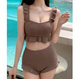 ビスチェ風 フリルハイウエストビキニ2点セット 水着 | STYLEBLOCK | 詳細画像10 