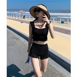 ビスチェ風 フリルハイウエストビキニ2点セット 水着 | STYLEBLOCK | 詳細画像9 