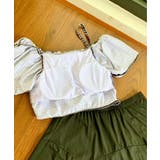 チェック柄オフショルダー ハイウエストスカートビキニ 2点セット 水着 | STYLEBLOCK | 詳細画像13 