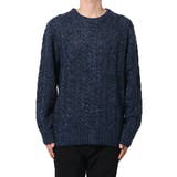 ネイビー | ニット セーター クルーネック | Style Block MEN
