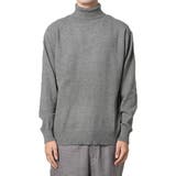 チャコール | ニット セーター タートルネック | Style Block MEN