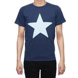 ネイビー | デニム カットソー プリント | Style Block MEN