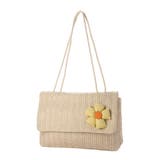 ベージュ | ショルダーバッグ ストローバッグ かご | STYLEBLOCK