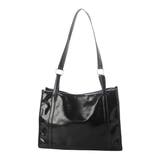 ブラック | ショルダーバッグ トートバッグ 合皮 | STYLEBLOCK