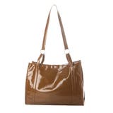 ブラウン | ショルダーバッグ トートバッグ 合皮 | STYLEBLOCK