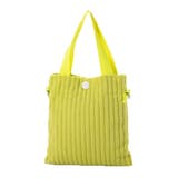 蛍光グリーン | ショルダーバッグ トートバッグ コーデュロイ | STYLEBLOCK