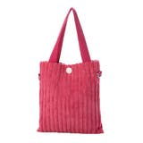 ローズレッド | ショルダーバッグ トートバッグ コーデュロイ | STYLEBLOCK