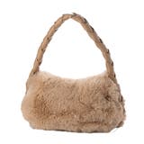 カーキ | ショルダーバッグ ハンドバッグ ファー | STYLEBLOCK