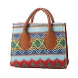 ブルー | ショルダーバッグ ハンドバッグ 2WAY | STYLEBLOCK