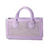 パープル | ショルダーバッグ ハンドバッグ 2WAY | STYLEBLOCK