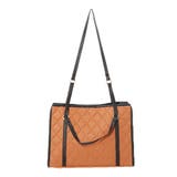 ライトブラウン | トートバッグ ショルダーバッグ キルティング | STYLEBLOCK