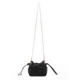 ブラック | ショルダーバッグ 巾着型 チェーンバッグ | STYLEBLOCK