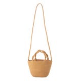 カーキ | ショルダーバッグ トートバッグ ストロー | STYLEBLOCK