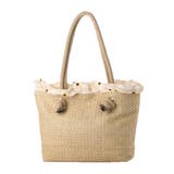 カーキ | トートバッグ バッグ ストロー | STYLEBLOCK
