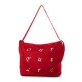 レッド | トートバッグ ショルダーバッグ コーデュロイ | STYLEBLOCK