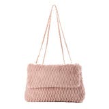 ダークピンク | ショルダーバッグ チェーンバッグ ファー | STYLEBLOCK