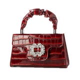 レッド | ショルダーバッグ ハンドバッグ 2WAY | STYLEBLOCK