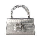 シルバー | ショルダーバッグ ハンドバッグ 2WAY | STYLEBLOCK