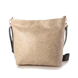 ベージュ | ショルダーバッグ レザー調 肩掛け | STYLEBLOCK