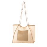 カーキ | トートバッグ メッシュ スクエア | STYLEBLOCK