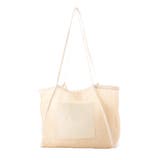ホワイト | トートバッグ メッシュ スクエア | STYLEBLOCK