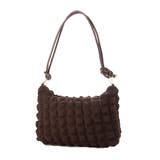 ブラウン | ショルダーバッグ ハンドバッグ ぽこぽこ | STYLEBLOCK