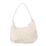 ホワイト | ショルダーバッグ ハンドバッグ ぽこぽこ | STYLEBLOCK