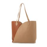 カーキ | ショルダーバッグ トートバッグ バイカラー | STYLEBLOCK