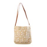 カーキ | ショルダーバッグ スクエア型 ストロー素材 | STYLEBLOCK