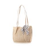 ベージュ | ショルダーバッグ 麦わら ストロー | STYLEBLOCK