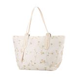 ホワイト | ショルダーバッグ トートバッグ 花柄 | STYLEBLOCK
