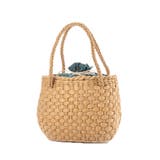 カーキ | かごバッグ ストロー素材 麦わら | STYLEBLOCK