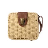 ベージュ | ショルダーバッグ かごバッグ ストロー | STYLEBLOCK