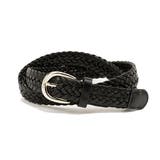 ブラック | ベルト 編み込みデザイン 合成皮革 | STYLEBLOCK