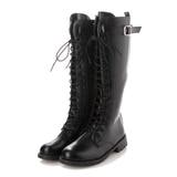 ブラック | ロングブーツ ブーツ レースアップ | STYLEBLOCK