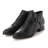 ブラック | ショートブーツ ブーティー リボン | STYLEBLOCK