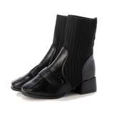 ブラック | ショートブーツ ブーツ ニット | STYLEBLOCK