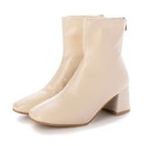ベージュ | ショートブーツ ブーツ 太ヒール | STYLEBLOCK